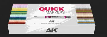 Paint AK: Quick Markers Set - Special Box Full Range 34 Units