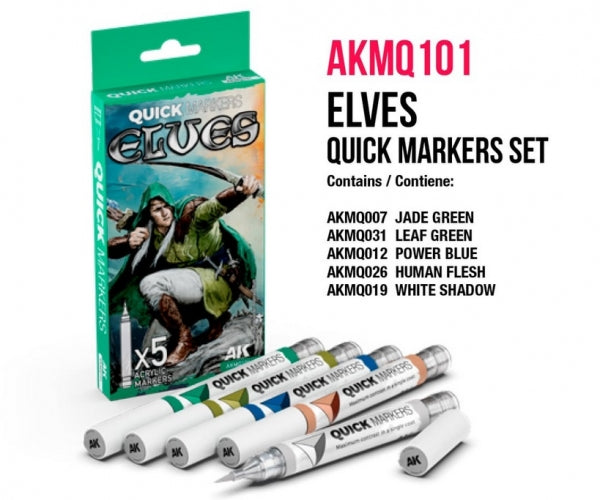 Paint AK: Quick Markers Set - Elves