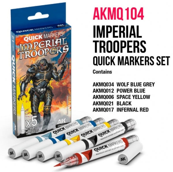 Paint AK: Quick Markers Set - Imperial Troopers