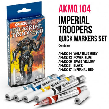Paint AK: Quick Markers Set - Imperial Troopers