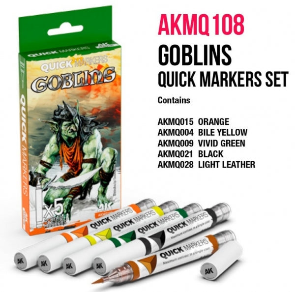 Paint AK: Quick Markers Set - Goblins