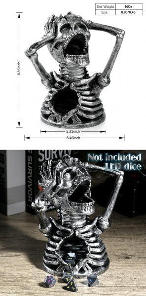 Dice Tower Dice Habit: Skeleton