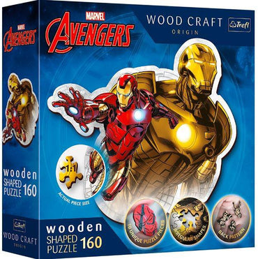 Puzzle Trefl: Wood  160 piece Marvel: Brave Iron Man