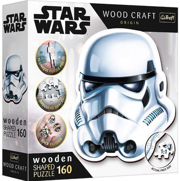 Puzzle Trefl: Wood  160 piece Star Wars: Stormtrooper's Helmet