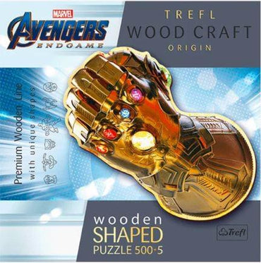 Puzzle Trefl: Wood  500 piece Marvel: Infinity Gauntlet