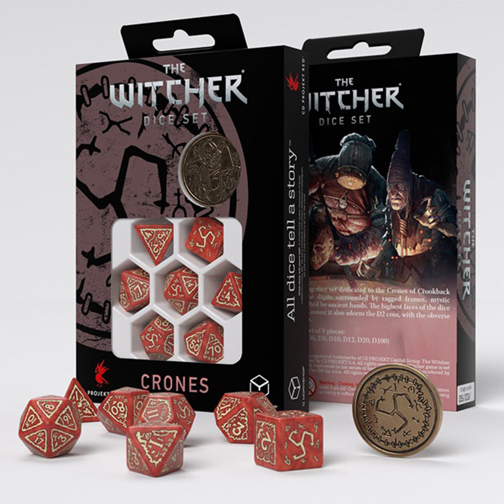 Dice The Witcher: Poly 7-Set Crones