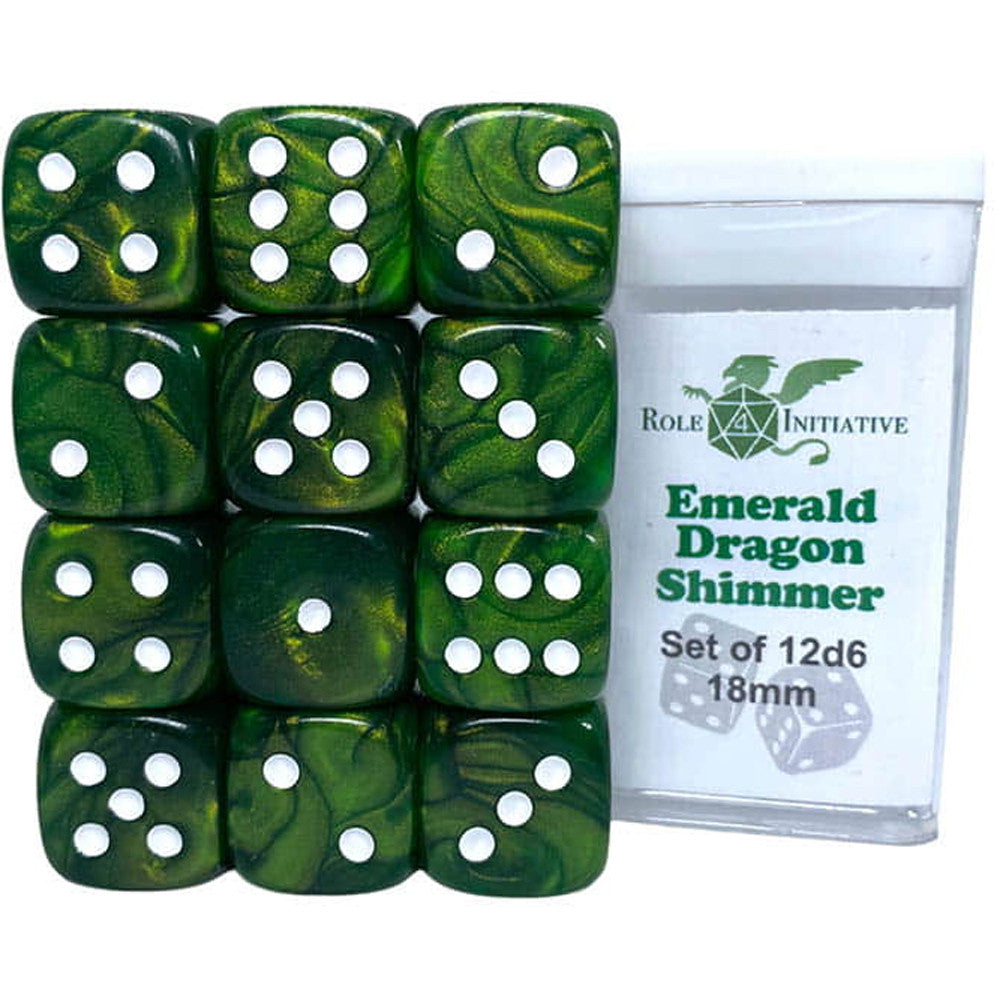 Dice Role 4: 18mm 12 set Shimmer