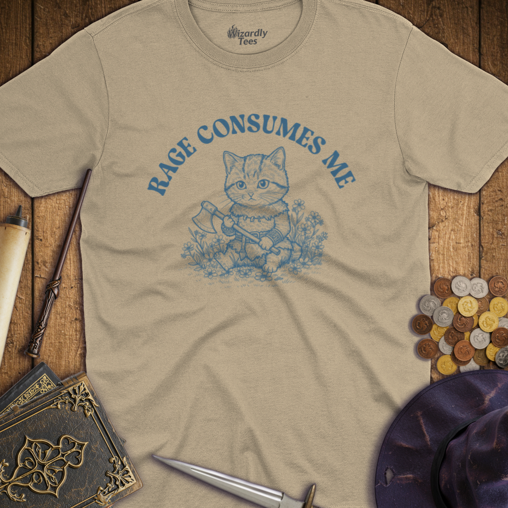 T-Shirt Wizardly: Rage Consumes Me