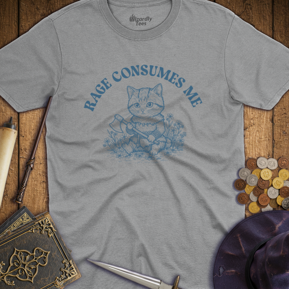 T-Shirt Wizardly: Rage Consumes Me