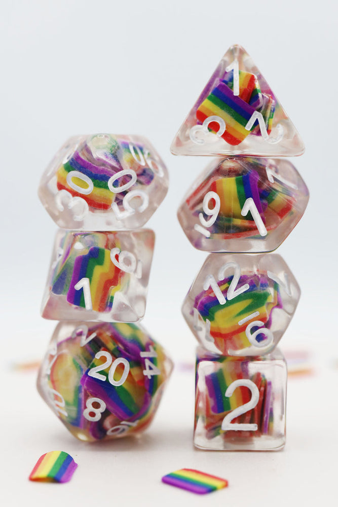 Dice Foam Brain Games: Poly 7-Set