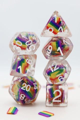 Dice Foam Brain Games: Poly 7-Set