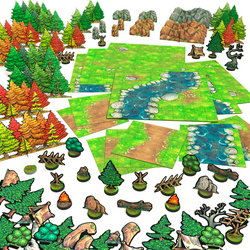 Mini TinkerTurf: Wilderness Realms - Terrain Expansion Pack