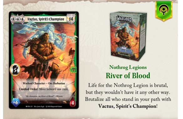 Warlord: Saga of the Storm: Into the Accordlands: Starter Deck