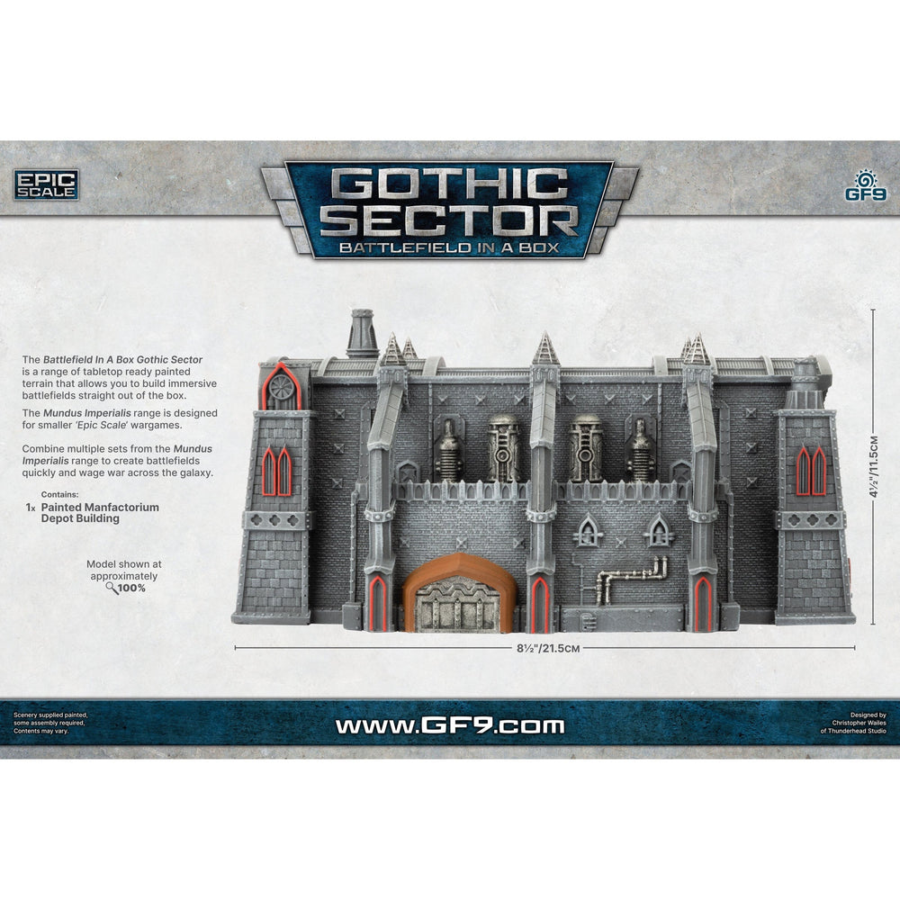 Terrain GF9: Mundus Imperialis - Manufactorium Depot (Damaged x1)