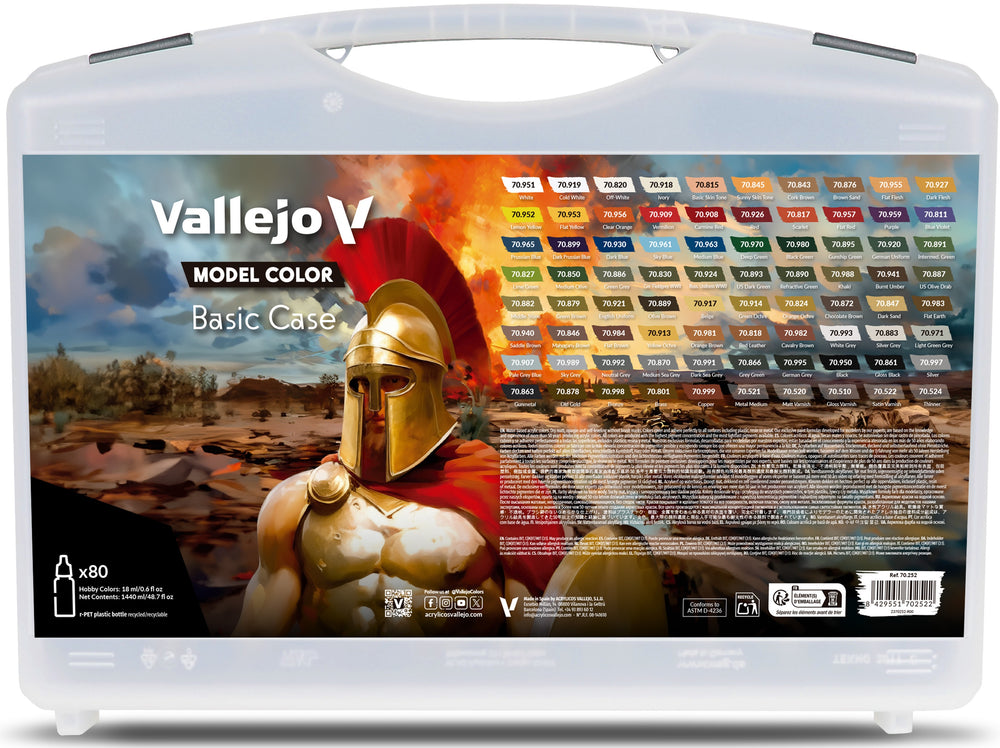 Paint Vallajo: Model Color Base Case 80CT