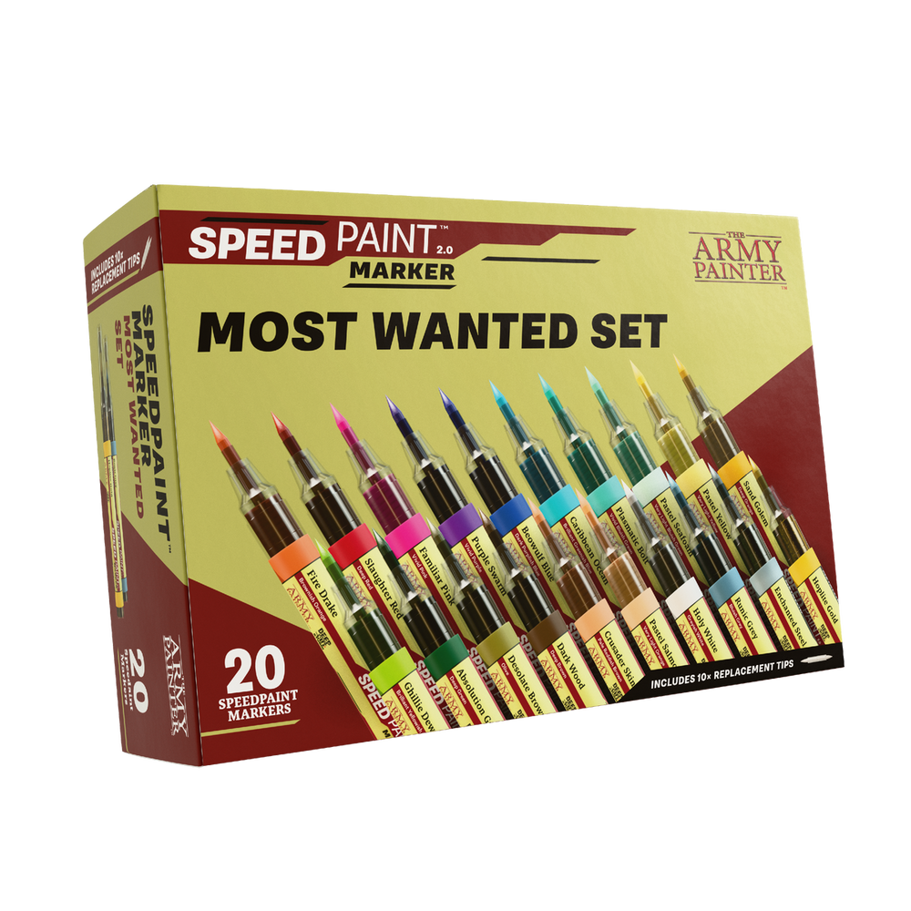 Paint Army Painter: Speedpaint Marker Most Wanted Set