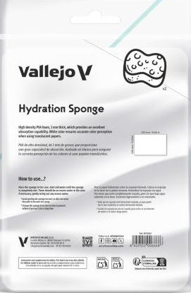Tool Vallejo: Wet Palette Reusable Hydration Sponge (2pc)