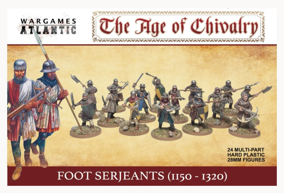 Mini Wargames Atlantic: Baron's War - Foot Serjeants