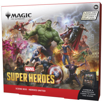 Magic the Gathering: Universes Beyond Scene Box - Marvel Super Heroes