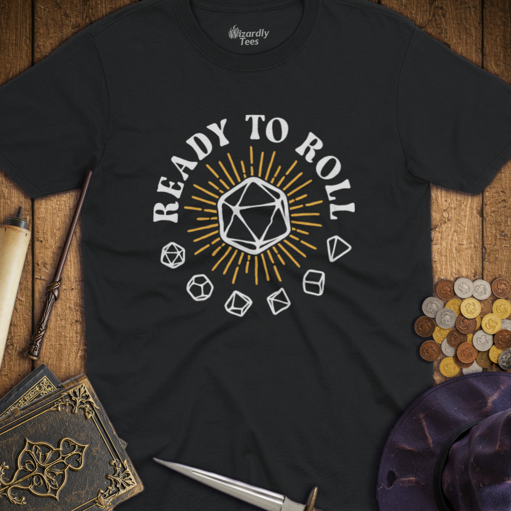 T-Shirt Wizardly: Ready To Roll D20