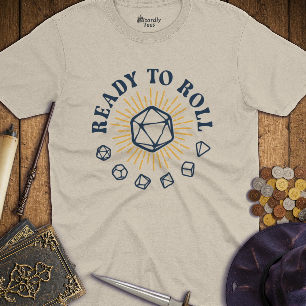 T-Shirt Wizardly: Ready To Roll D20