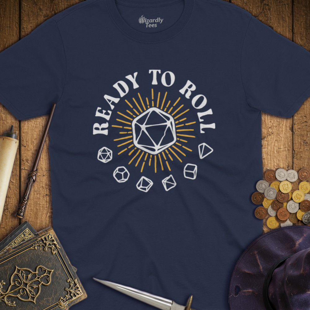 T-Shirt Wizardly: Ready To Roll D20