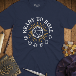 T-Shirt Wizardly: Ready To Roll D20