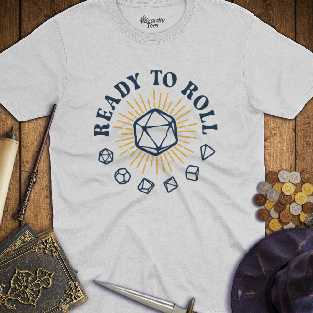 T-Shirt Wizardly: Ready To Roll D20