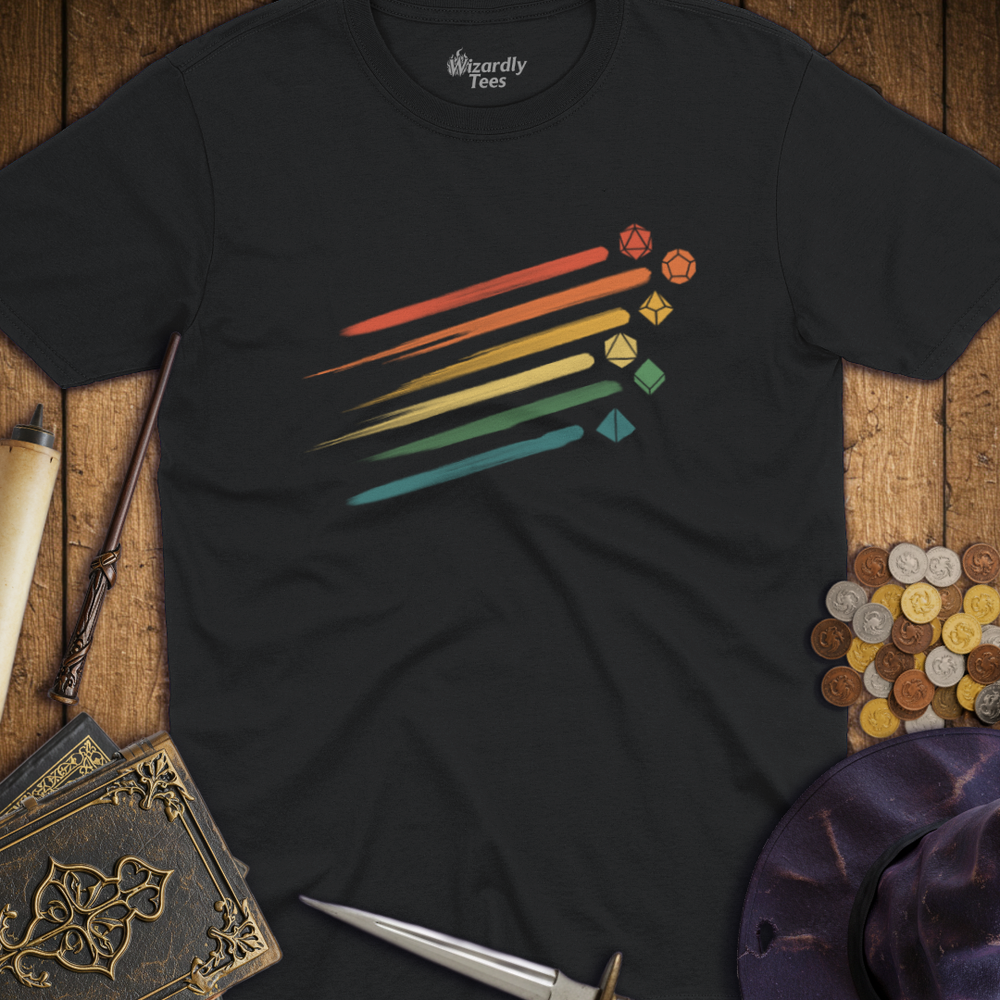 T-Shirt Wizardly: Retro Dice