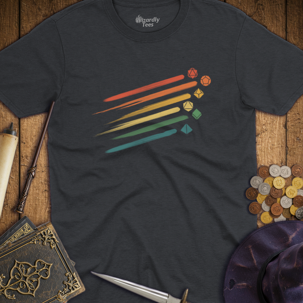 T-Shirt Wizardly: Retro Dice