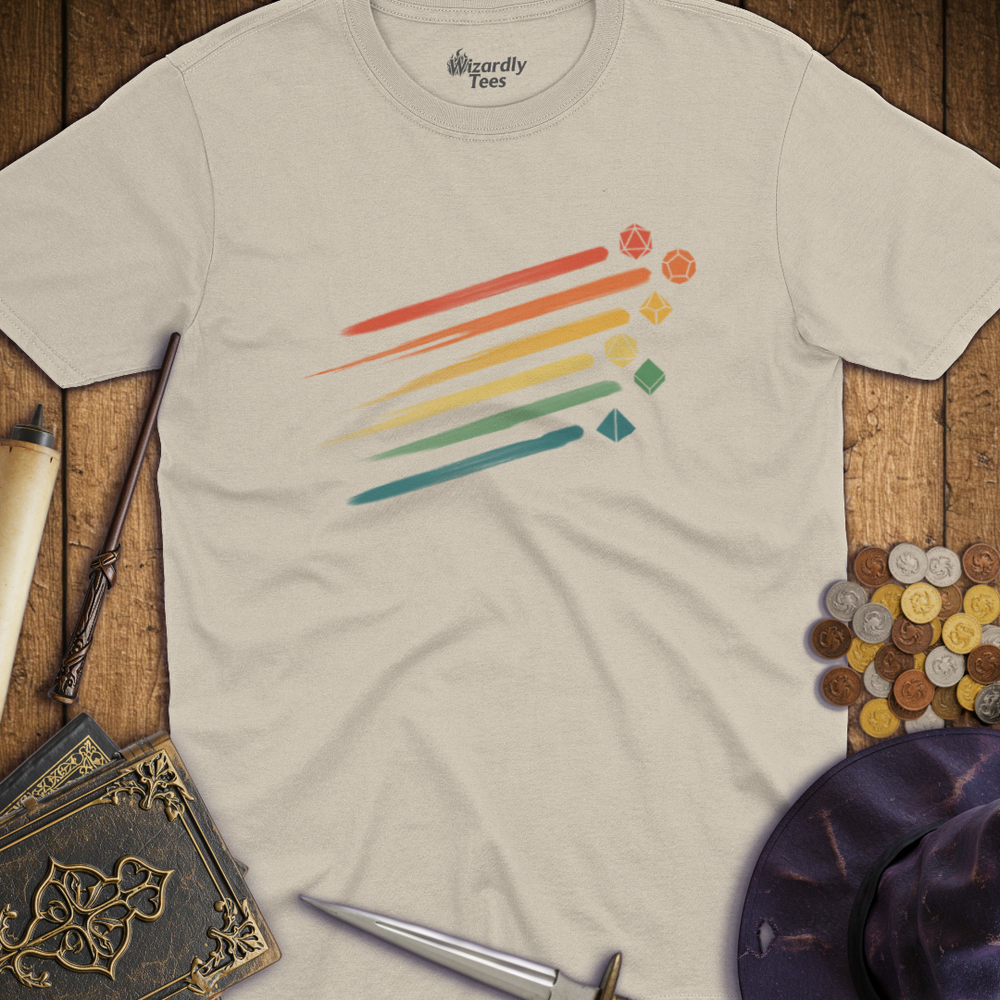 T-Shirt Wizardly: Retro Dice