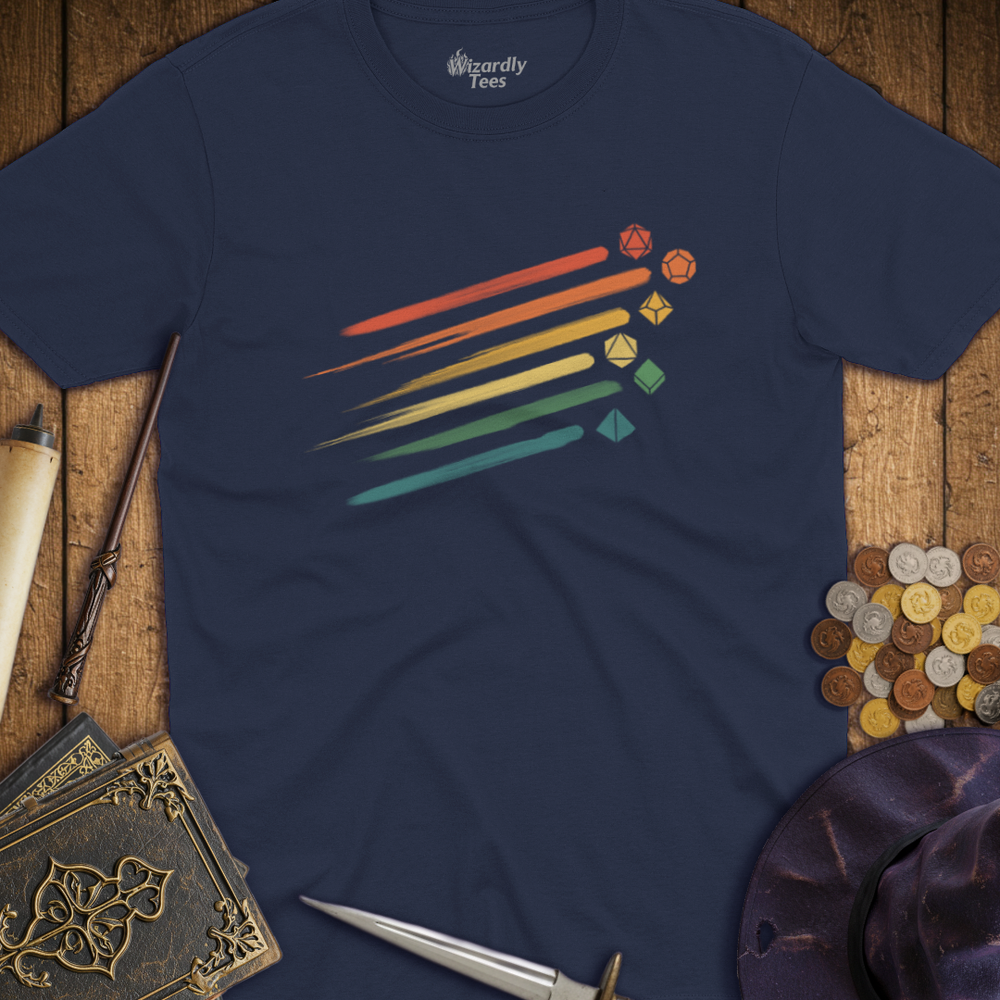 T-Shirt Wizardly: Retro Dice