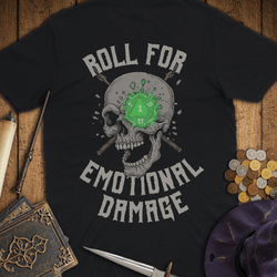 T-Shirt Wizardly: Roll For Emotional Damage Premium