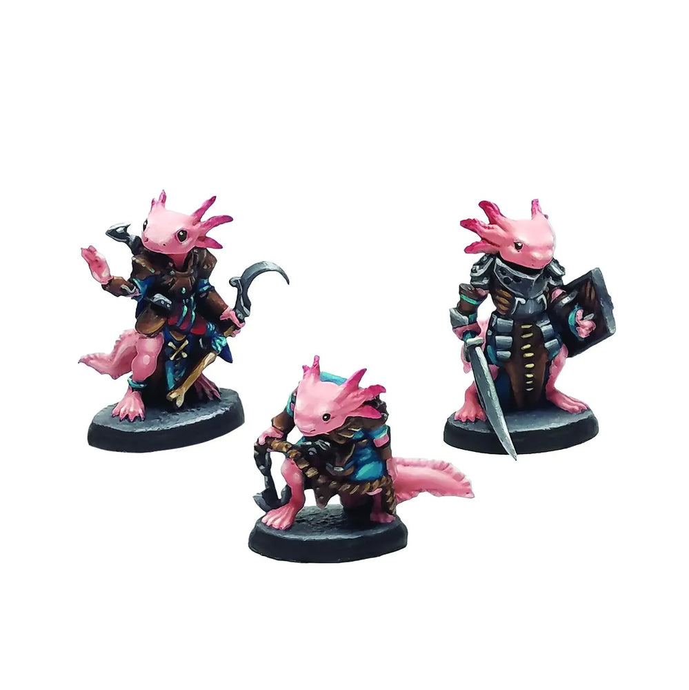 Mini Reaper Bones Black: Axolotii Heroes (3)