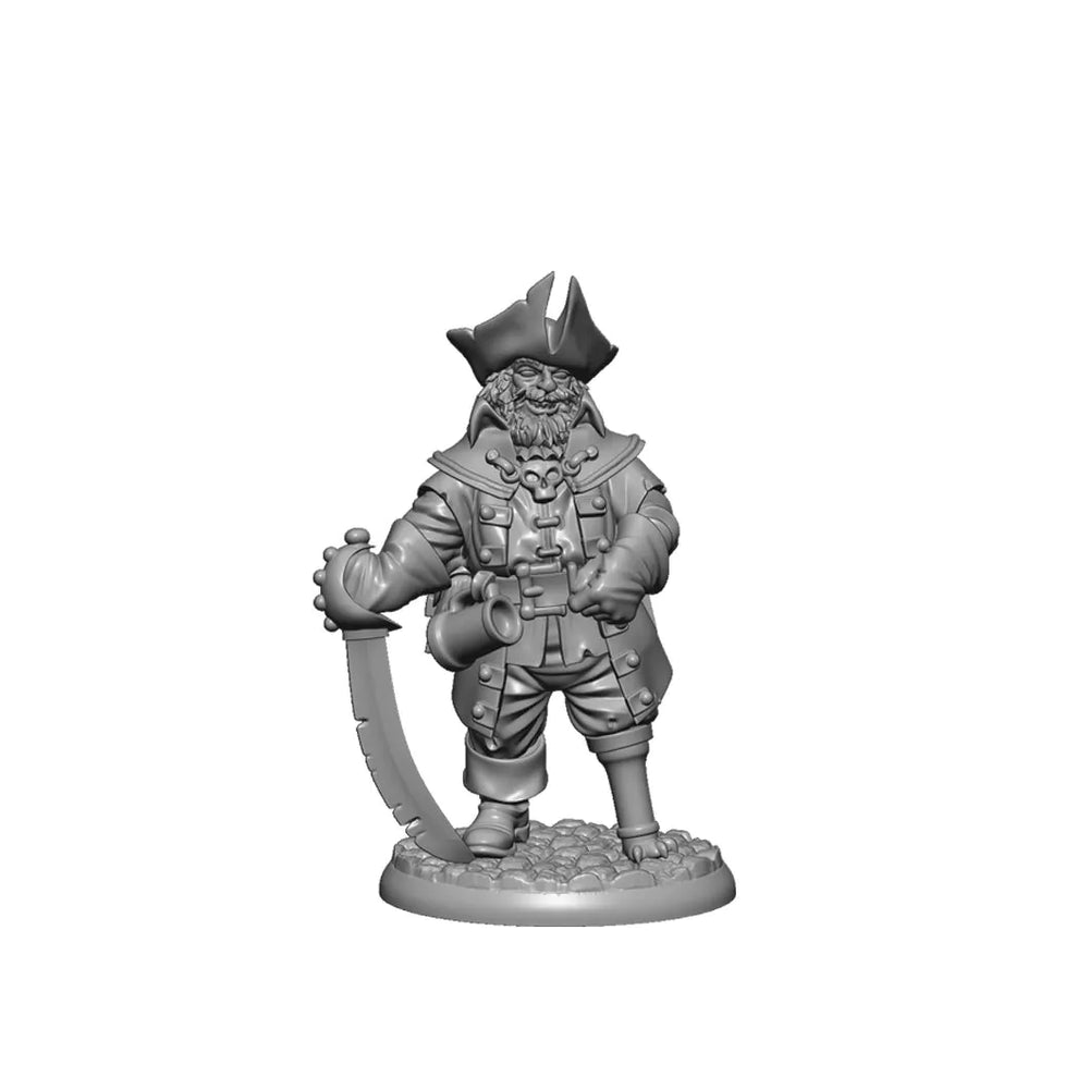 Mini Reaper Bones Black: Ghost Pirate Captain