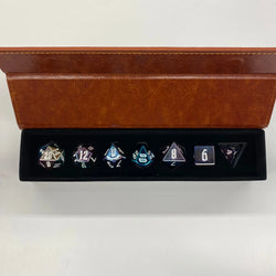 Dice Critical Hit: Dice Tray Leather Rectangle Box
