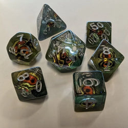 Dice Critical Hit: Poly 7 Set Demon Eye