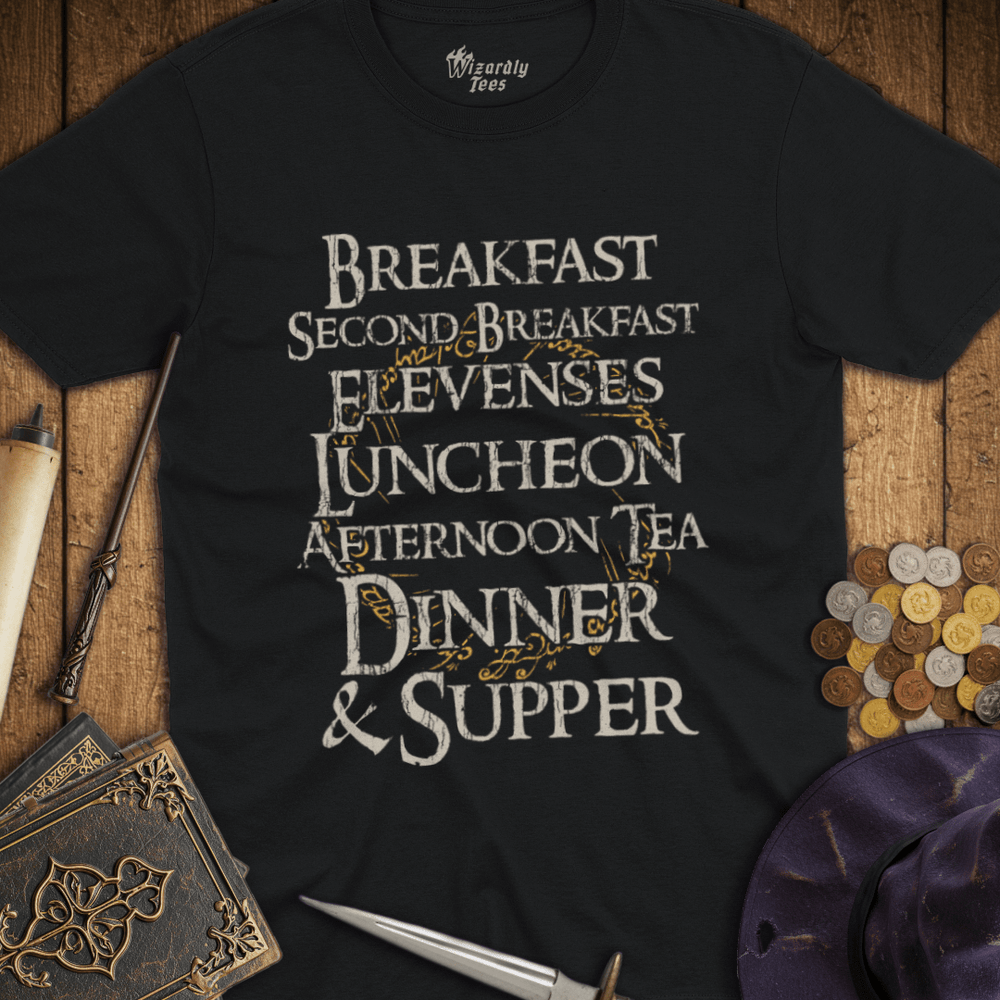T-Shirt Wizardly: Second Breakfast Elevenses