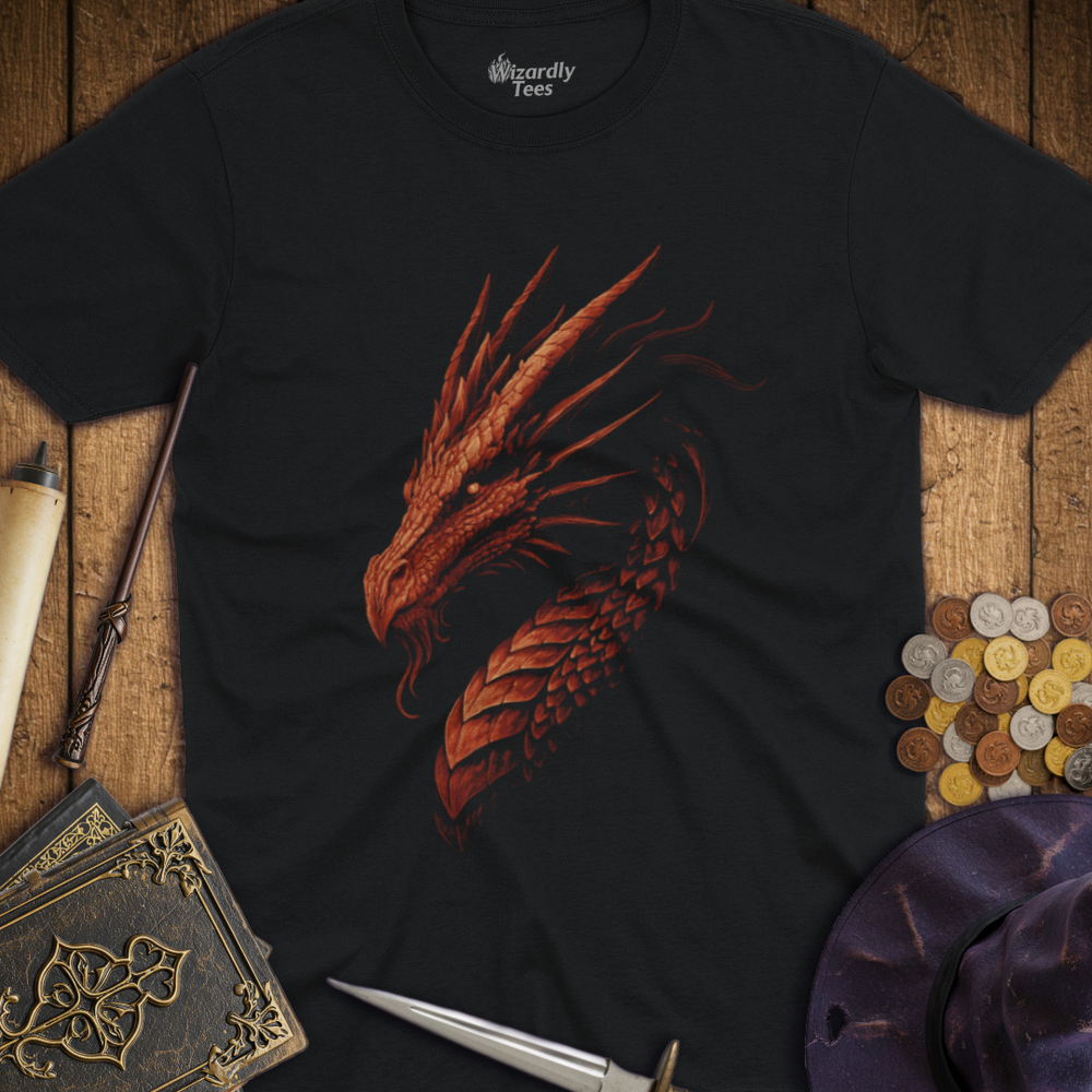 T-Shirt Wizardly: Shadowed Dragon Magma
