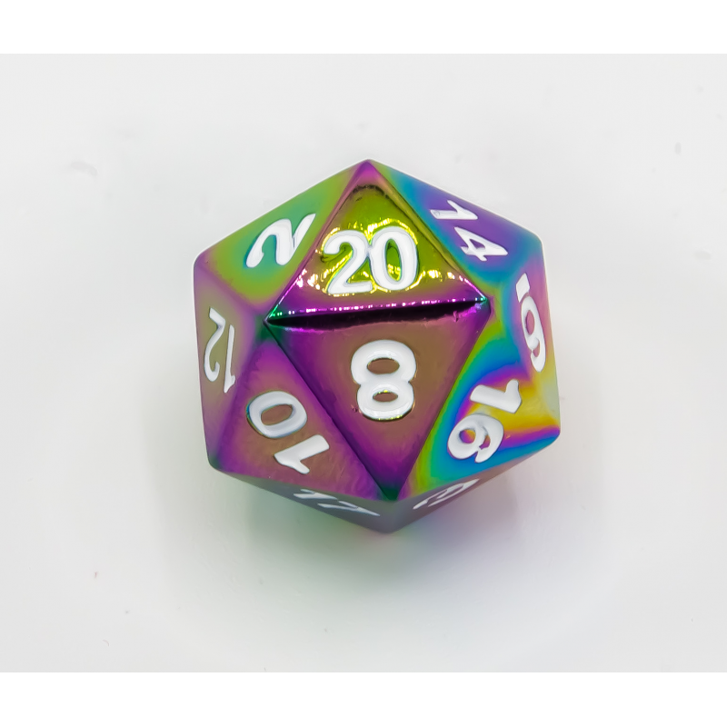 Dice Critical Hit: D20 Single Metal