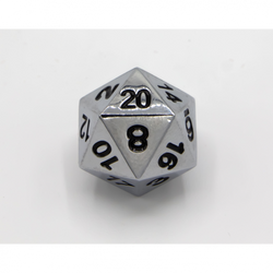 Dice Critical Hit: D20 Single Metal