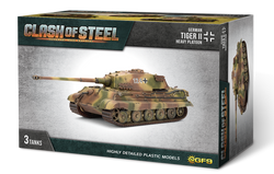 Clash of Steel: German - Tiger II Heavy Tank Platoon (x3 Plastic)