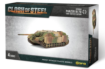 Clash of Steel: German - Panzer IV/70 Tank-hunter Platoon (x4 Plastic)