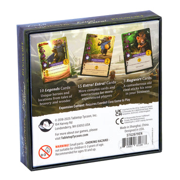 Everdell: Legendary, Extra Extra and Rugwort Card Expansion