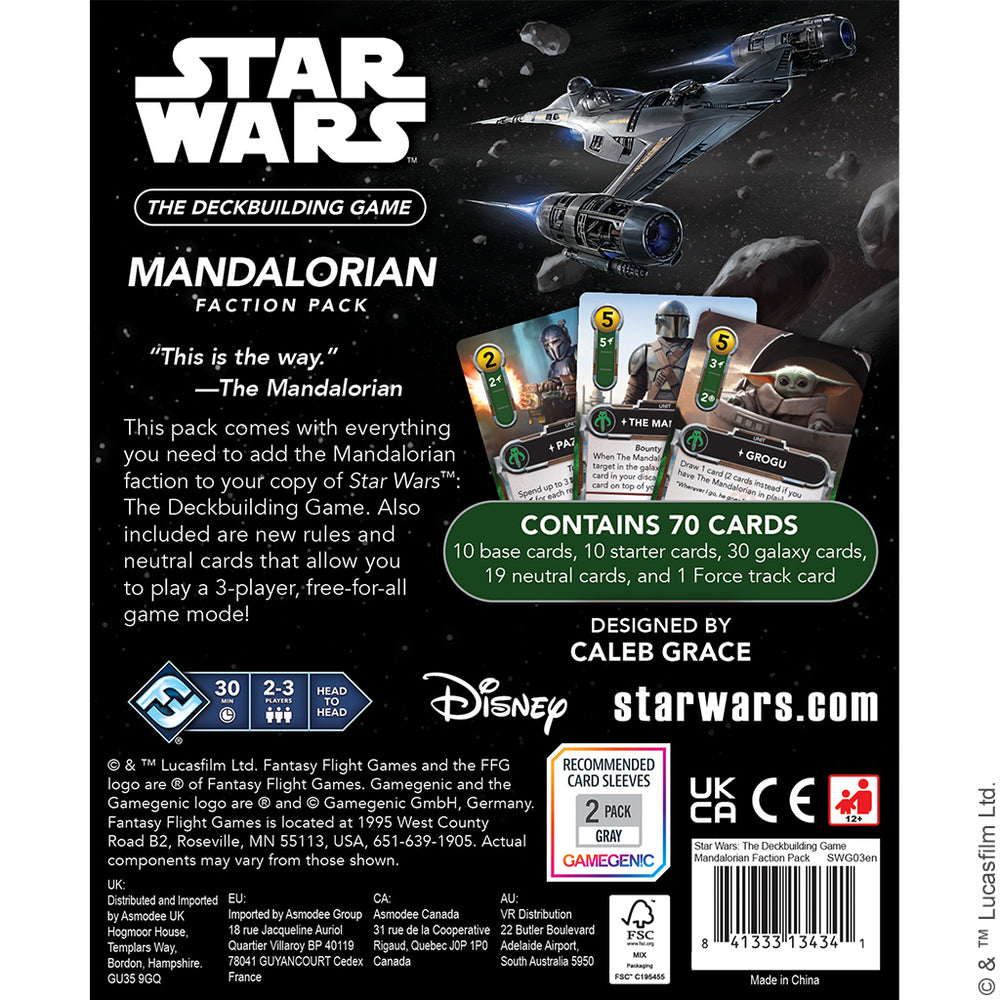 Star Wars The Deckbuilding Game: Mandalorian Faction