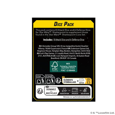 Star Wars Shatterpoint: Dice Pack