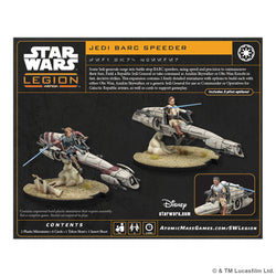 Star Wars Legion: Republic Jedi General on BARC Speeder