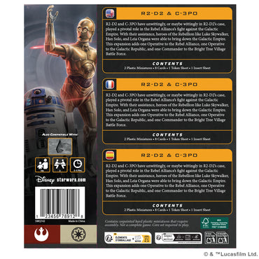 Star Wars Legion: Rebel R2D2 & C-3PO