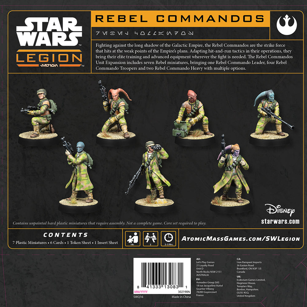 Star Wars Legion: Rebel Unit - Commandos