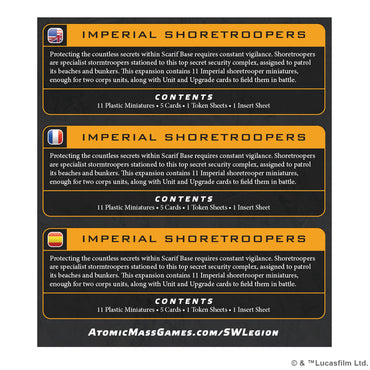 Star Wars Legion: Imperial Unit - Shoretroopers